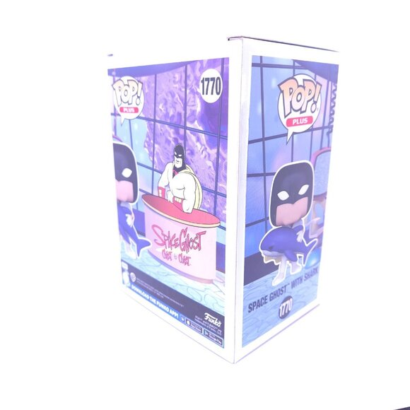 Funko POP! Space Ghost Coast to Coast 1770 Space Ghost with Shark Plus Figure - Picture 7 of 12